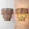 Jonathan Y Orson 24 in. 7-Light Coastal Bohemian Metal and Woven Paper Rope 3-Tier LED Chandelier, Natural/White JYL9564A - alternate 10