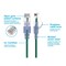 Monoprice SlimRun Cat6A Ethernet Patch Cable - Snagless RJ45_ UTP_ Pure Bare Cop 16335 - alternate 3