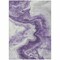 Homeroots 5' X 8' Purple And Silver Abstract Washable Indoor Outdoor Area Rug 618341 - alternate 8