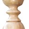 Homeroots 29" Natural Floor Solid Wood Candle Holder 482662 - alternate 3