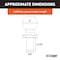 Curt Trailer Ball, 2 in Dia Ball, 3/4 in Dia Shank, 3500 lb Gross Towing, Steel 40065 - alternate 4