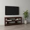 Homeroots 42in Dark Brown Open Shelving TV Stand 355704 - alternate 5