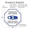 Signmission Premises Are Under Video & Audio Su, 10 Inch X 10 Inch, Plastic Sign OC-P-10-20 - alternate 6