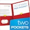 Oxford Twin Pocket Folders, Letter Size, Red, 25PK 57511 - alternate 6