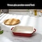 Staub Ceramic 2-pc Rectangular Baking Dish Setand, Rustic Red 1015236 - alternate 9