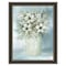 Homeroots White Blooms Black Framed Print Wall Art 530120 - alternate 4