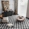 Apollo Tile Seville 7 x 7 in. Matte Graphite Black Porcelain Star Wall and Floor Tile 5.31 sq ft/case, 34PK TNG88STRBLKA - alternate 9