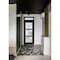 Vdomdoors Front Exterior Prehung FiberGlass Door Frosted Glass / Manux 8552 Matte Black / Transom Window / Of MANUX8552EXD-BLK-W36 x H80+14-RH - alternate 4
