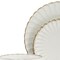 Homeroots Ivory Sixteen Piece Round Ceramic Service For Four Dinnerware Set 534546 - alternate 8