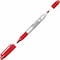 Sharpie Permanent Marker, Red, Twin Tip, 12 PK 32002 - alternate 1