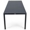 Leisuremod Chelsea Aluminum Outdoor 87in Dining Table, Black CT87BL - alternate 9