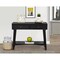 Homeroots 42" Black Floor Shelf Console Table With Shelves And Drawers 524159 - alternate 6
