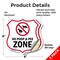 Signmission Dog Poop Shield Sign No Poop & Pee Zone, 6 inch X 6 inch, Vinyl Decal, 2PK SHI-D-2PACK-6-375 - alternate 6