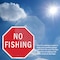 Signmission No Fishing, 4 inch X 4 inch, Vinyl Decal, 2PK OC-D-2PACK-4-80 - alternate 4