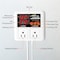 Ipower Digital Temperature Controller, 1200W 10A Dual Outlet Thermostat Plug, 2-Stage Heating/Cooli GLCTRLHEATCOOL10 - alternate 7