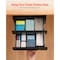 Vevor 13" Under Desk Drawer Organizer with 2 Lockable Slide-Out Drawers CT-3 - alternate 7