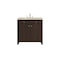 James Martin Vanities Gracyn 36" Single Vanity, Sable, w/ 3 CM Tajnar Eclos Widespread Top D125-V36-SBL-WTJR - alternate 1