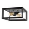 Jonathan Y Marfa Square 13" 2-Light Iron Modern Farmhouse LED Flush Mount, Oil Rubbed Bronze JYL7563A - alternate 8