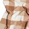 Homeroots 50" X 60" Ivory And Taupe Faux Sherpa Plaid Throw Blanket 483450 - alternate 4