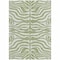 Homeroots 3' X 5' Artichoke Green And Ivory Animal Print Washable Indoor Outdoor Area Rug 600576 - alternate 6