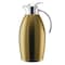 Service Ideas Nicollet Series 1.5-Liter Stainless Vacuum Insulated Carafe with Push Button Lid in Vintage Gold NIC15BSPBVG - alternate 4