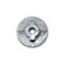 Cdco 1/2" V-Groove Pulley, 1/2" Bore, 3-1/2" OD, 3-1/4" Pitch Dia, 1/2" W x 11/32" Thick Belt, Zinc 350A5 - alternate 7