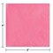 Touch Of Color Candy Pink Beverage Napkins, 5"x5", 600PK 803042B - alternate 2