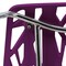 Leisuremod Modern Asbury Dining Chair with Chromed Legs, Purple, 2PK AC16PR2 - alternate 9