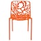 Leisuremod Modern Devon Aluminum Chair, Orange, 2PK DC23OR2 - alternate 7
