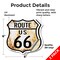Signmission Route Us 66 Rustic, 6 inch X 6 inch, Vinyl Decal, 2PK SHI-D-2PACK-6-485 - alternate 5