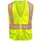 Reflective Apparel ANSI Type R Class 2 Seven Pocket Mesh Breakaway Vest with X-Back 505SX-LM-6X - alternate 1