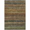 Homeroots 9' X 12' Brown And Gray Striped Washable Indoor Outdoor Area Rug 615834 - alternate 8