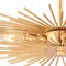 Vaxcel Nikko 16-in W Gold Mid-Century Modern Semi Flush Mount Ceiling Light C0227 - alternate 7