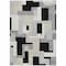 Homeroots 8' X 10' Black Ivory And Beige Geometric Washable Indoor Outdoor Area Rug 613196 - alternate 9