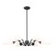 Z-Lite Breton Matte Black 6 Light Chandelier 3048-6MB - alternate 1