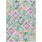 Homeroots 5' X 8' Teal Blue Green And Purple Geometric Washable Indoor Outdoor Area Rug 603485 - alternate 7
