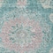 Homeroots 5' X 8' Teal Blue Floral Medallion Washable Indoor Outdoor Area Rug 607855 - alternate 8