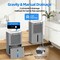 Edendirect 47 pt. 4,500 sq.ft. Portable Dehumidifier in White with Drain Hose, Child Lock, Auto defrost ZR-AP20-1905EE - alternate 9