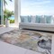 Homeroots 3' X 5' Terra Cotta Copper And Beige Floral Washable Indoor Outdoor Area Rug 588534 - alternate 5