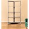 Homeroots 72" Brown Solid Wood and Wood Four Tier Bookcase 380596 - alternate 7