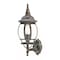 Homeroots Dark Brown Glass Globe Wall Light 398573 - alternate 1