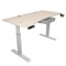 Homeroots 63" Adjustable Beige Standing Desk 558233 - alternate 1