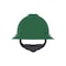 Msa Safety V-Gard Slotted Full Brim Hard Hat, Fas-Trac III Suspension, Type I, Class E, Green 475370 - alternate 1