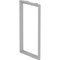 Lorell Relevance Standing-Height Side Leg Frame, 23.3" x 40.4", Silver LLR16209 - alternate 2