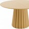 Homeroots 52" Brown Solid Wood Pedestal Base Round Top Dining Table 721024 - alternate 6