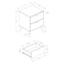 Monarch Specialties Accent Table, Side Table, Storage Drawer, Nightstand, Bedroom, Living Room, Brown, Contemporary I 3691 - alternate 3