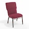 Flash Furniture Advantage Burgundy Pattern Discount Church Chair, 21" Wide EPCHT-100 - alternate 1