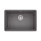 Blanco Precis 27 Single Bowl, Cinder 522427 - alternate 1