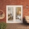 Vdomdoors Front Exterior Prehung Metal-Plastic Double Doors Frosted Glass / MANUX 8102 White Silk / Office Co MANUX8102DEXD-WS-W72xH80-RH-I - alternate 3