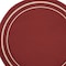 Homeroots 8' Brick Red And Ivory Round Indoor Outdoor Area Rug 545499 - alternate 8